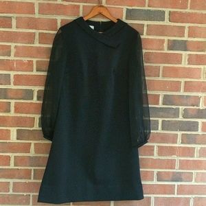 Black vintage 1960s dress